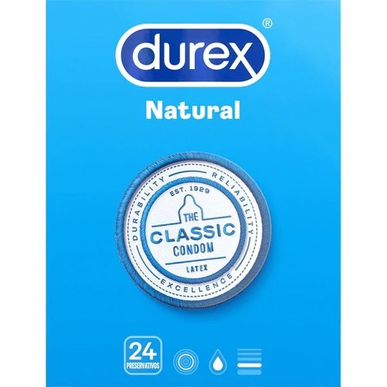 Condooms Durex Natural, 24 stuks