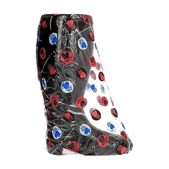 Anaal Uitdaging Boot 31cm Zwart Vuur