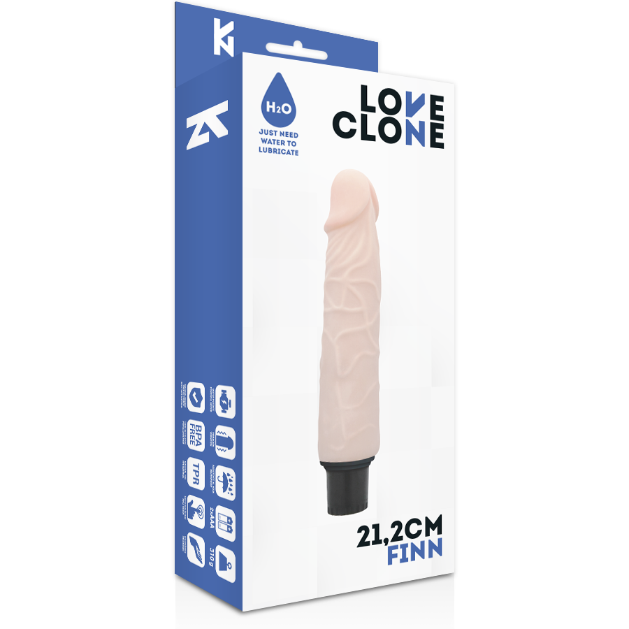 Zelfsmerende Vibrator Loveclone 21cm
