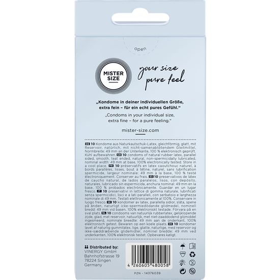 Mister size 49 (10 pack) - extra fino