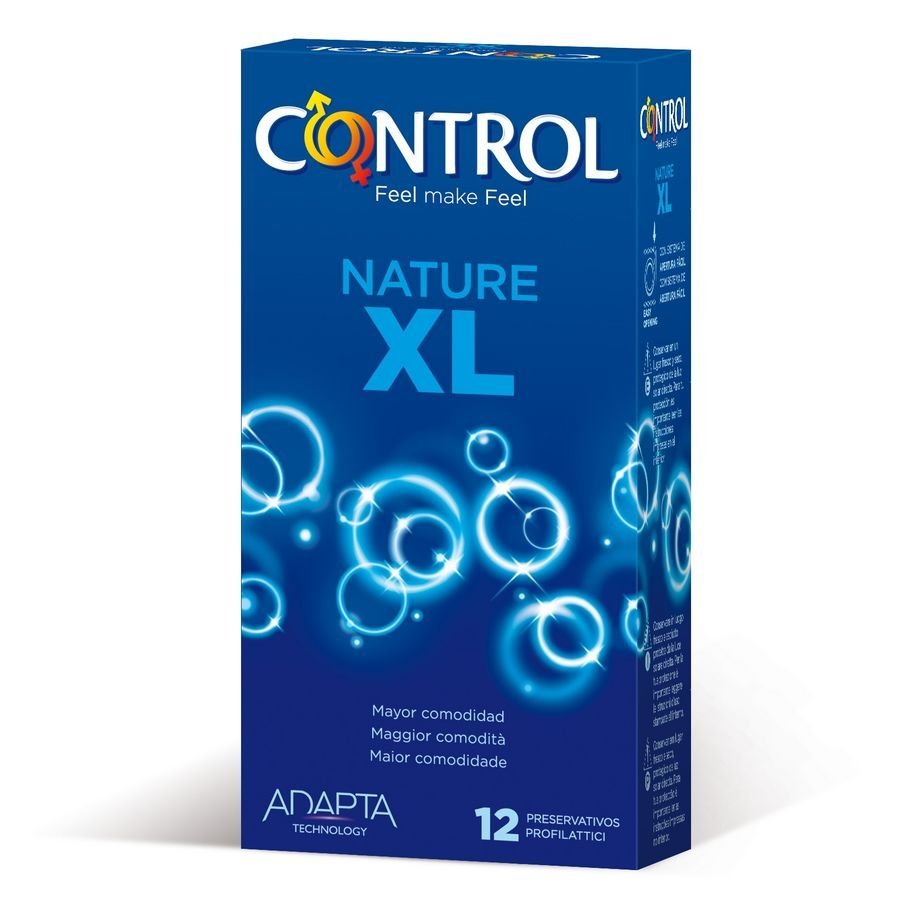 Condoms Nature XL 12uds: EcoSafe XL 12