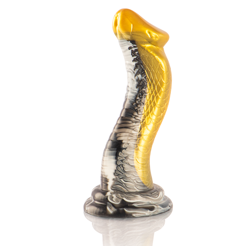 Dildo EPIC Drakon Cobra Geel - Intensieve Stimulatie