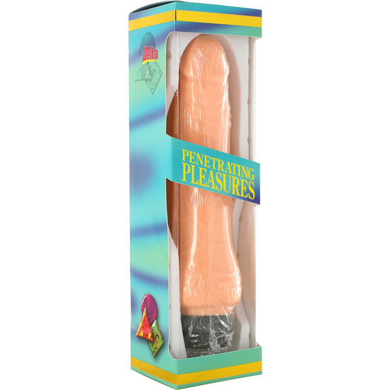 Vinyl Gebogen Vibrerende Penis