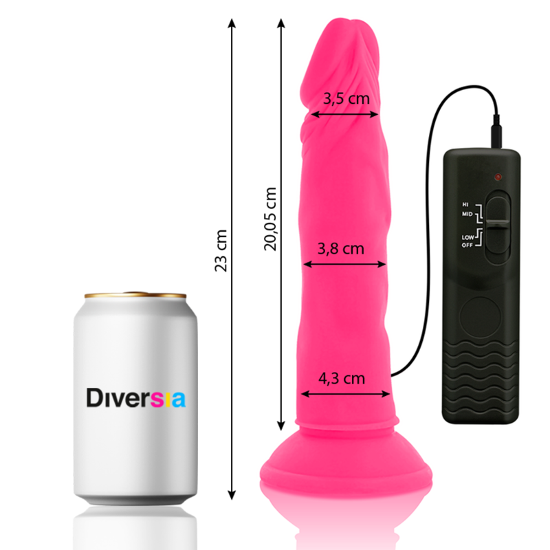 FlexiVibe - Vibrerende Dildo 23cm (Roze)