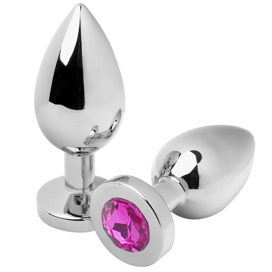 Roze Diamant: Metalen Anaal Plug