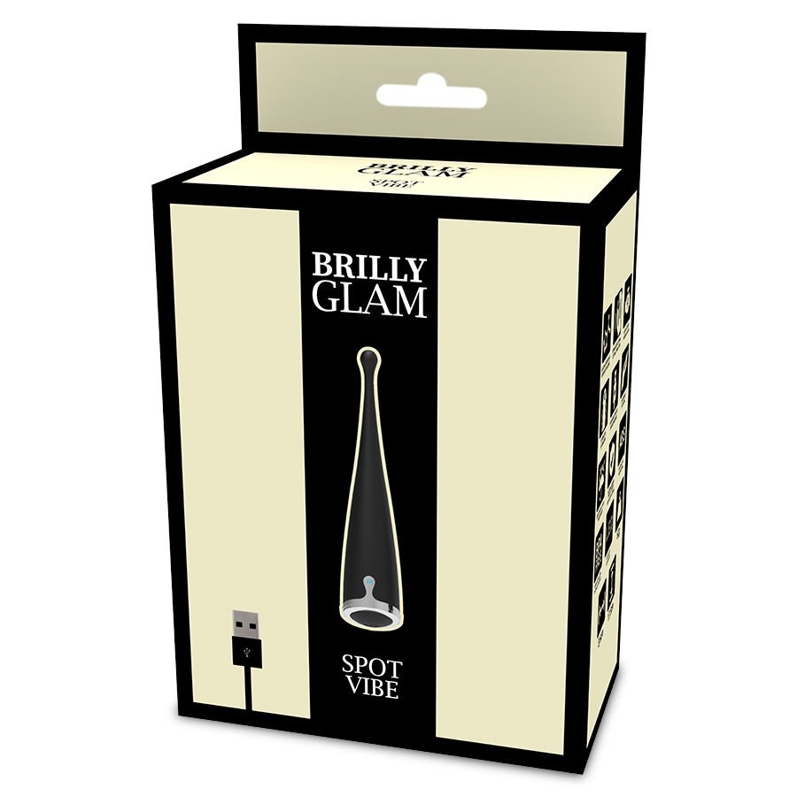 Clitorale Vibrator Zwart Glans