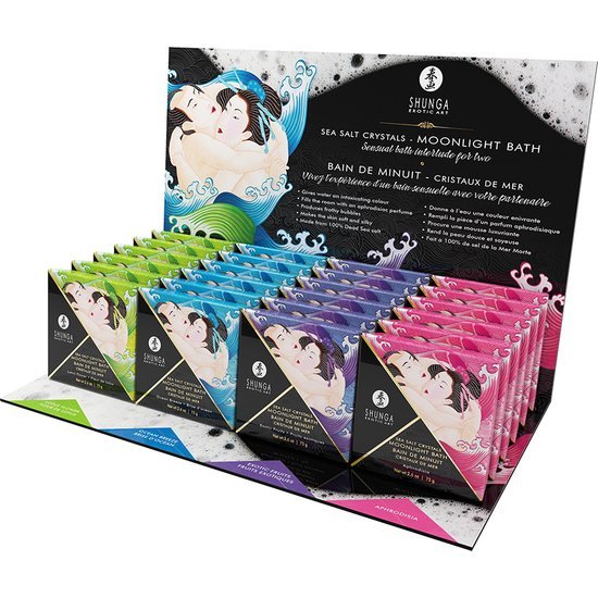 Shunga crystals bath salts display 24 pcs