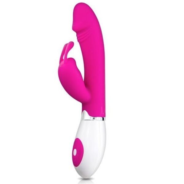 Rabbit vibrator Pretty Love Gena van siliconen, met konijnenarm