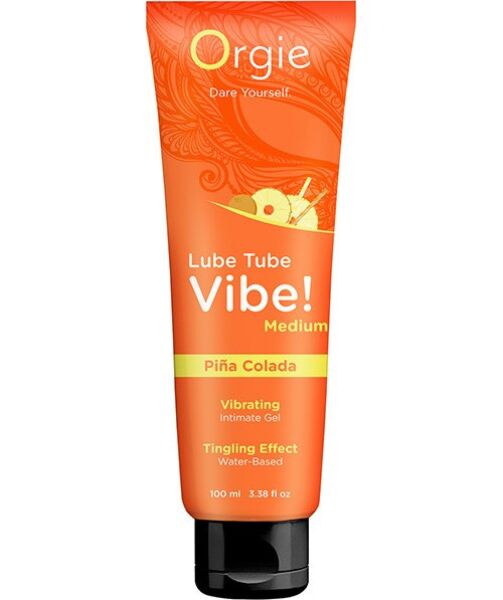 Tube van 100 ml van het glijmiddel Orgie Lube Tube Vibe Piña Colada