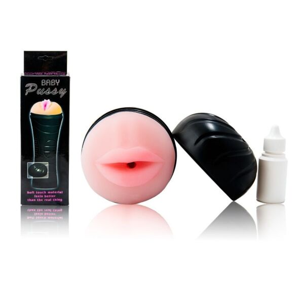 Masturbator Baile Baby Pussy Mond, een replica van een mond van Pure Skin