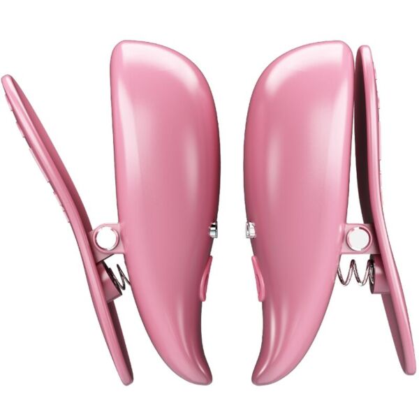 Roze vibrerende tepelklemmen Pretty Love BI-300036W met afstandsbediening