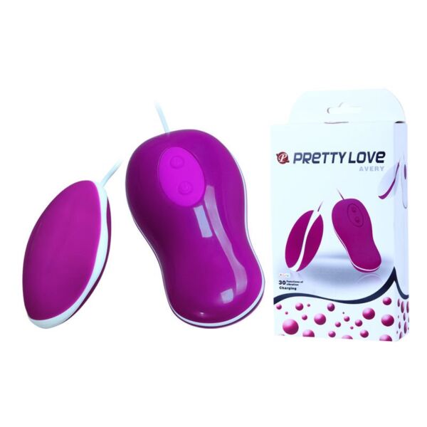 Pretty Love Avery vibrerend ei met bedrade afstandsbediening