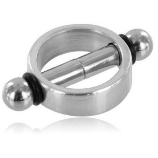 Magnetische tepelklemmen Metal Hard, met ring en twee staafjes