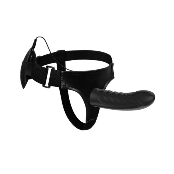 Strap-on Pretty Love Marvin met geaderde vibrator