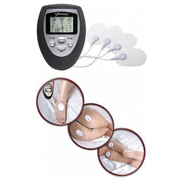 Fetish Fantasy Shock Therapy elektrostimulatieset van Pipedream, met bedieningseenheid, pads en kabel