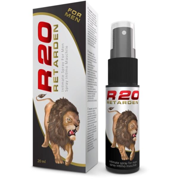 Vertragende spray Intimateline R20 met verkoelend effect, flesje van 20 ml