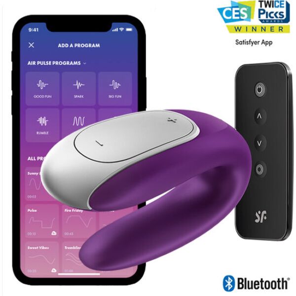 Koppelsvibrator Satisfyer Double Fun, U-vormig