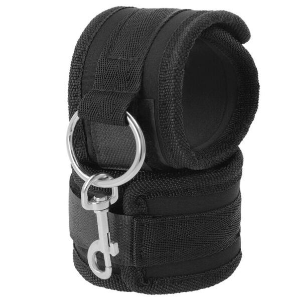 Handboeien Darkness voor bondage, met voering aan de binnenkant van de manchetten