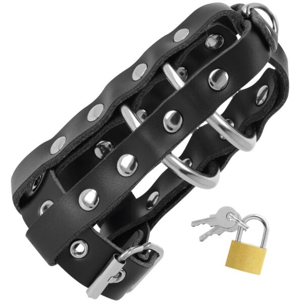 Kuisheidskooi Darkness met ring en extra ringen