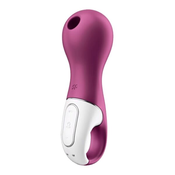 Luchtdrukvibrator Satisfyer Lucky Libra, paars, met zijn greepring