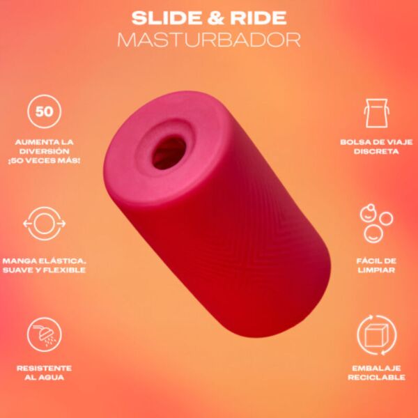 Durex Slide & Ride masturbator sleeve in het roze