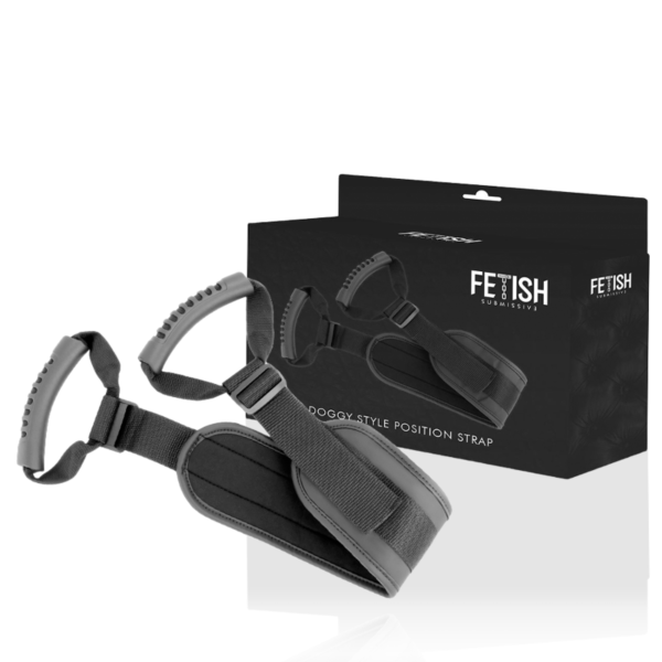 Gevoerd Fetish Submissive Doggy Style Harness met verstelbare banden