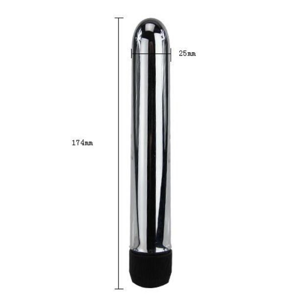 Klassieke vibrator Baile BW-006002 met metallic afwerking