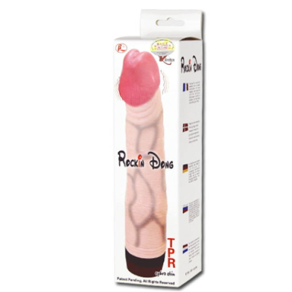Realistische dildo Baile Rockin Dong met vibratie in meerdere standen