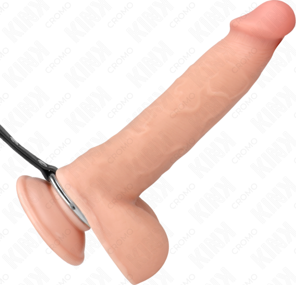 Kink cockring met tepelklemmen: metalen cockring met ketting en tepelklemmen