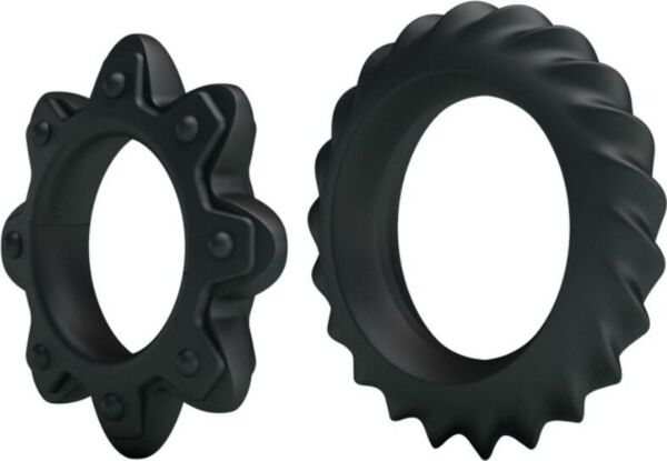 Set van twee cockringen Baile Ring Flowering