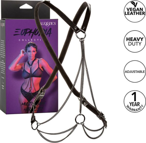 Body harness met kettingen CalExotics Euphoria Multi Chain Harness