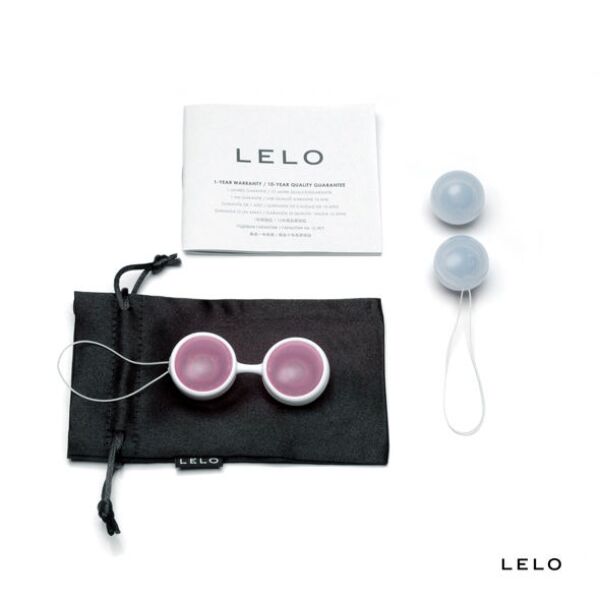 Set van vier vaginale balletjes LELO LUNA Beads met siliconen connector
