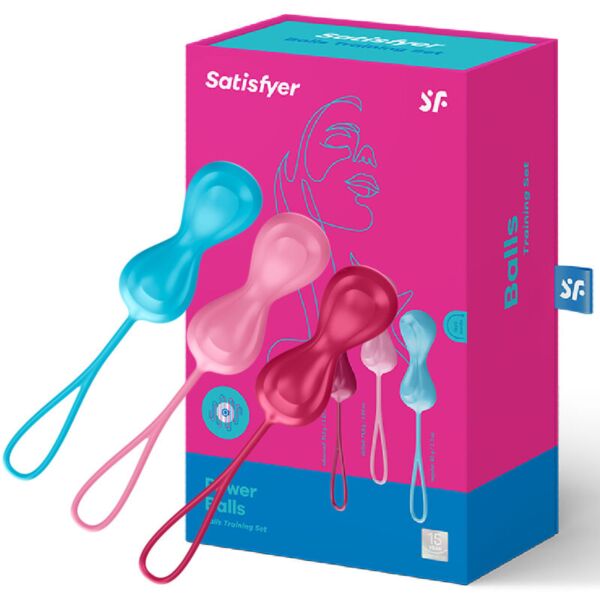 Vaginale balletjes Satisfyer Loveballs Training Set 1