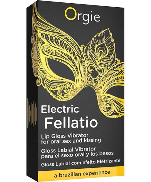 Lipgloss Orgie Sexy Vibe Electric Fellatio in glazen roll-onflesje van 10 ml