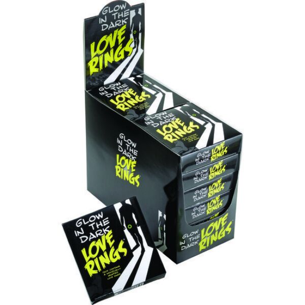 Set van drie cockringen Glow In The Dark Love Rings van Spencer & Fleetwood