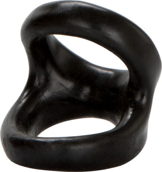 Dubbele Colt Snug Tugger cockring met opening voor de penis en geïntegreerde scrotumsteun