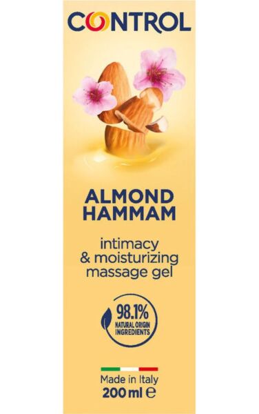 Massagegel Control 3-in-1 van 200 ml met dop met massagebolletjes