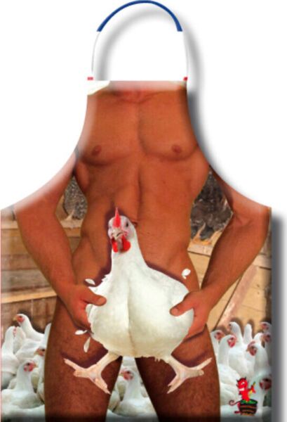 Schort Diablo Picante Gallina met grappige en erotische afbeeldingen