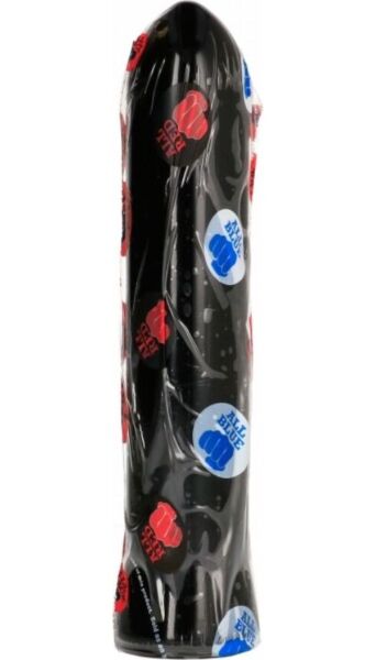 All Black Dildo 22 cm met afgeronde punt