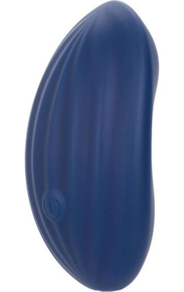CalExotics Cashmere Velvet Curve vibrator van vloeibare siliconen met geribbeld oppervlak