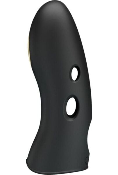 Vingervibrator met elektrostimulatie Pretty Love BI-014755, in zwart