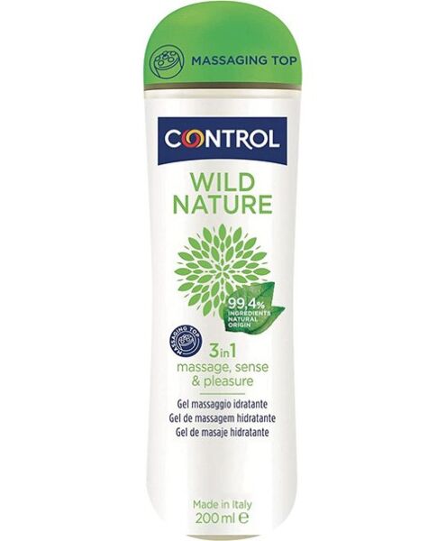 Control 3-in-1 massagegel van 200 ml