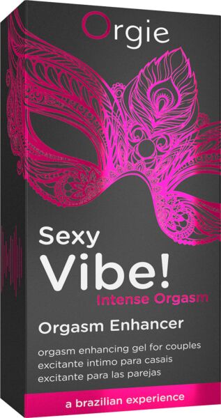 Airless verpakking van 15 ml van de stimulerende gel Orgie Sexy Vibe! Intense Orgasm