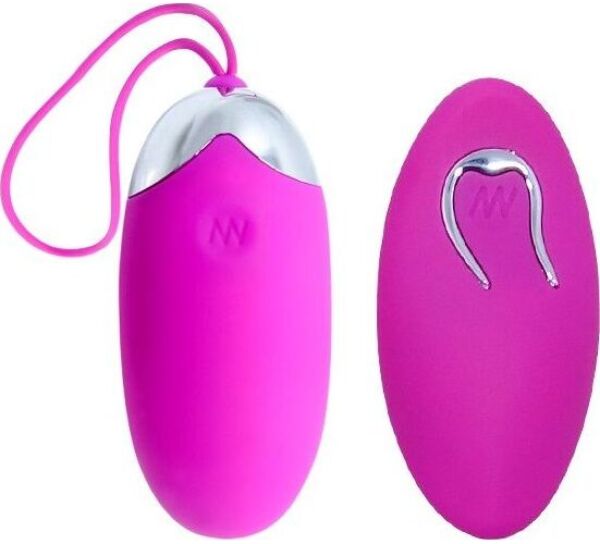 Vibrerend ei Pretty Love Berger, van silicone met metaalkleurige details