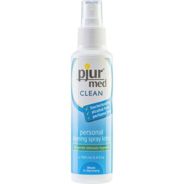 Intieme reiniger pjur med Clean spray in flesje van 100 ml