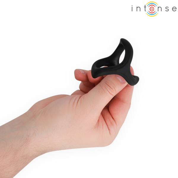 Drievoudige cockring Intense For Him Alfie met zijn drie gebogen ringen