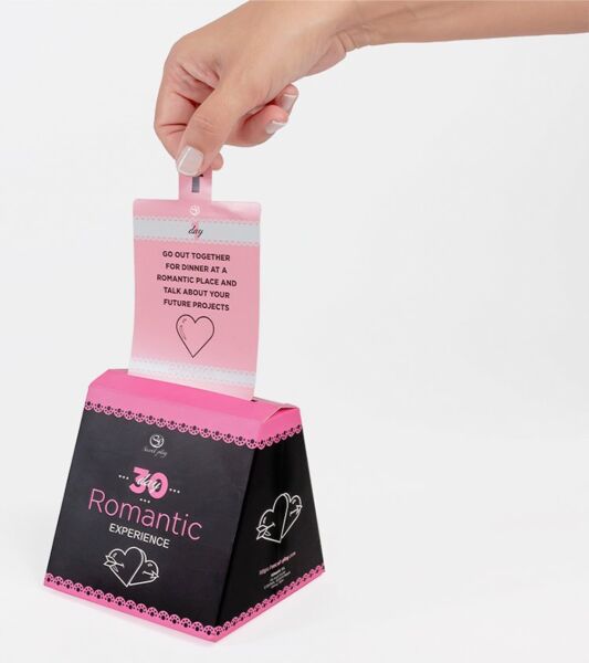 Kaartspel Secret Play 30 días Romantic Experience met de uitdagingskaarten