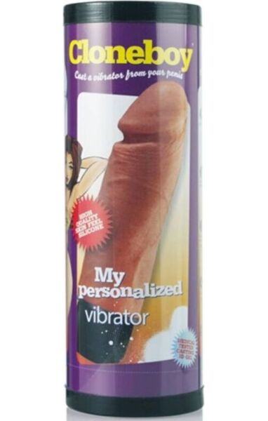 Penis kloonset Cloneboy Vibrator, met lasso cockring en stimulatiehoes