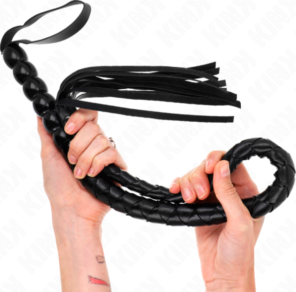 Kink Beaded Snake Whip, een slangenwhip met kralen