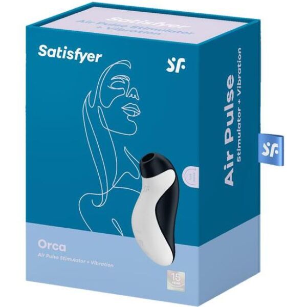 Satisfyer Orca luchtdrukvibrator in de vorm van een orka